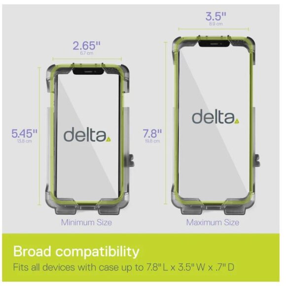 delta cycle XL smartphone adjustable phone holder bike bar mount - Picture 6 of 9